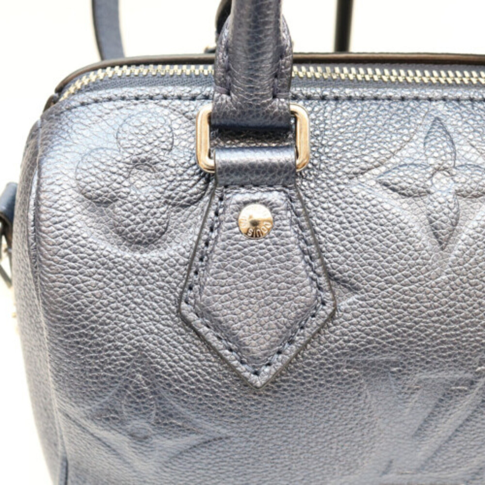 LOUIS VUITTON M58958 Empreinte Metallic Blue Speedy Bandoulière 20 Boston Bag... - Picture 6 of 12
